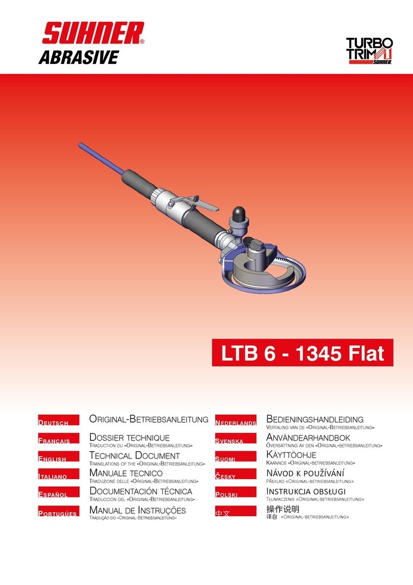 SUHNER ABRASIVE LTB 6-1345 Flat Technical manual