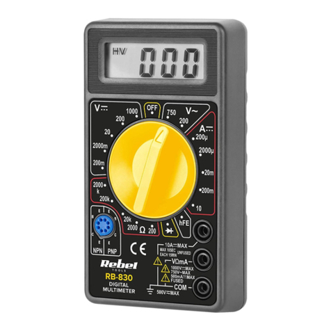 Rebel TOOLS MIE-RB-830 user manual