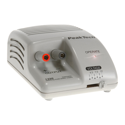 PeakTech 1320 User manual PeakTech 1320 User manual