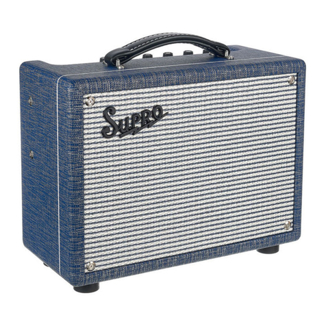 SUPRO '64 REVERB user manual