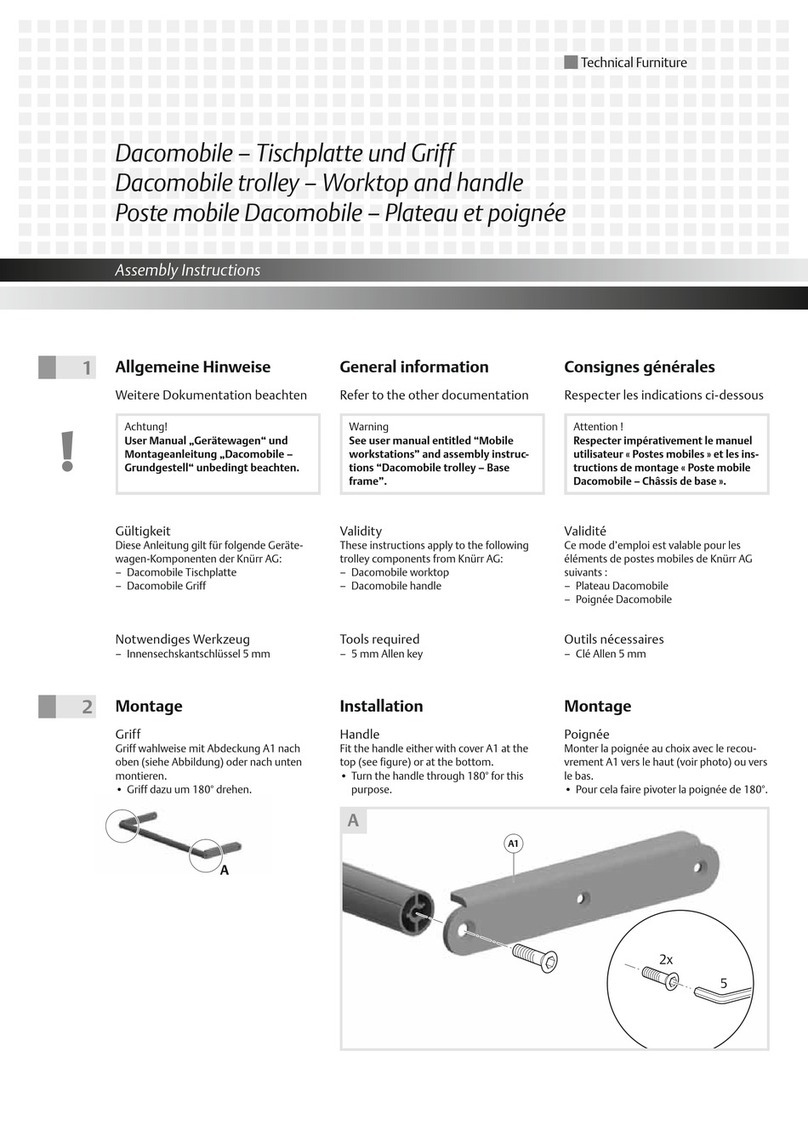 Knurr Dacomobile Assembly instructions