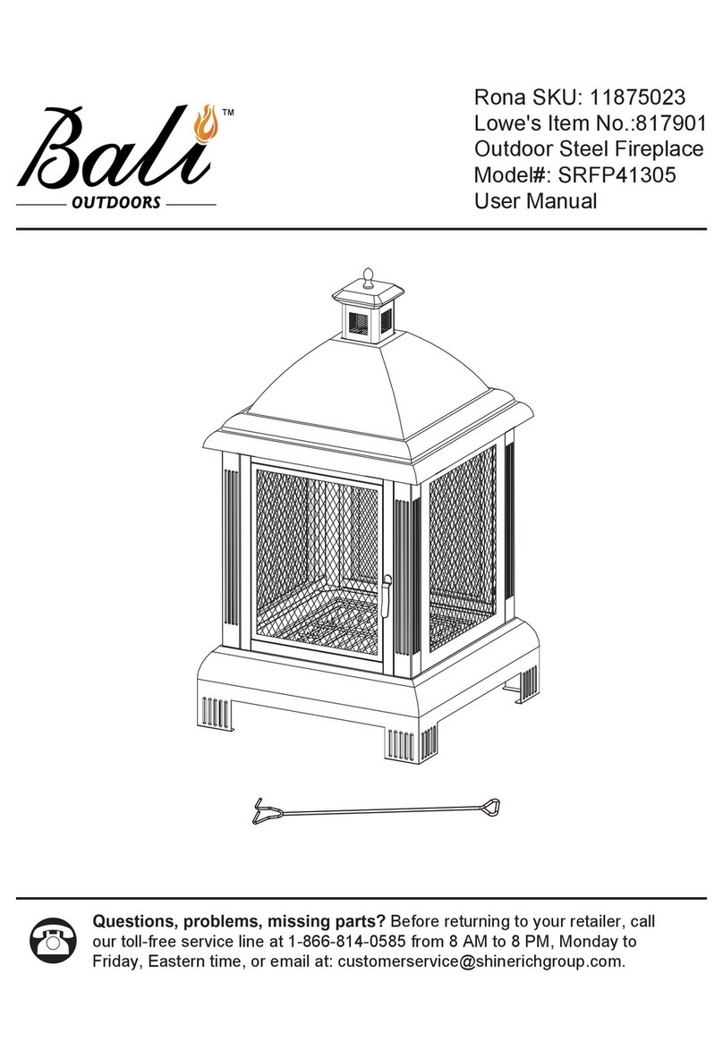 Bali SRFP41305 user manual Bali SRFP41305 user manual