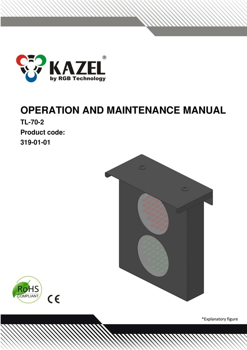 RGB Technology KAZEL TL-70-2 User manual