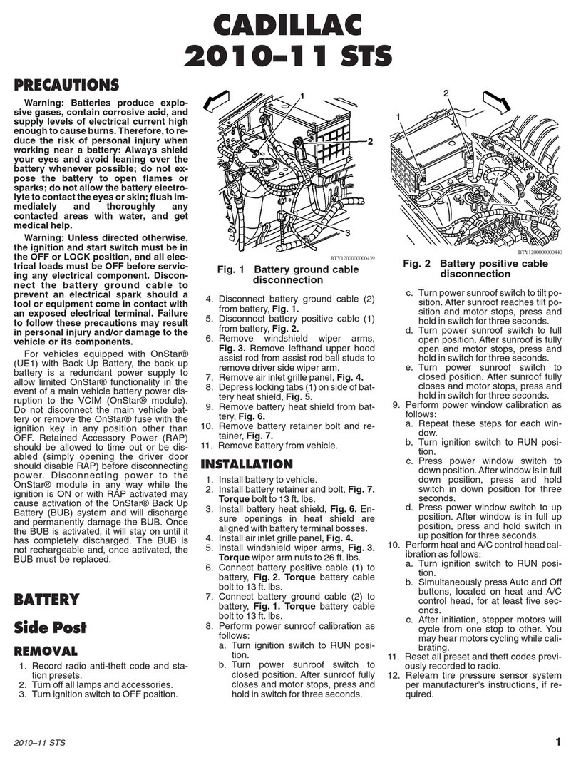 Cadillac 2010–11 STS user guide