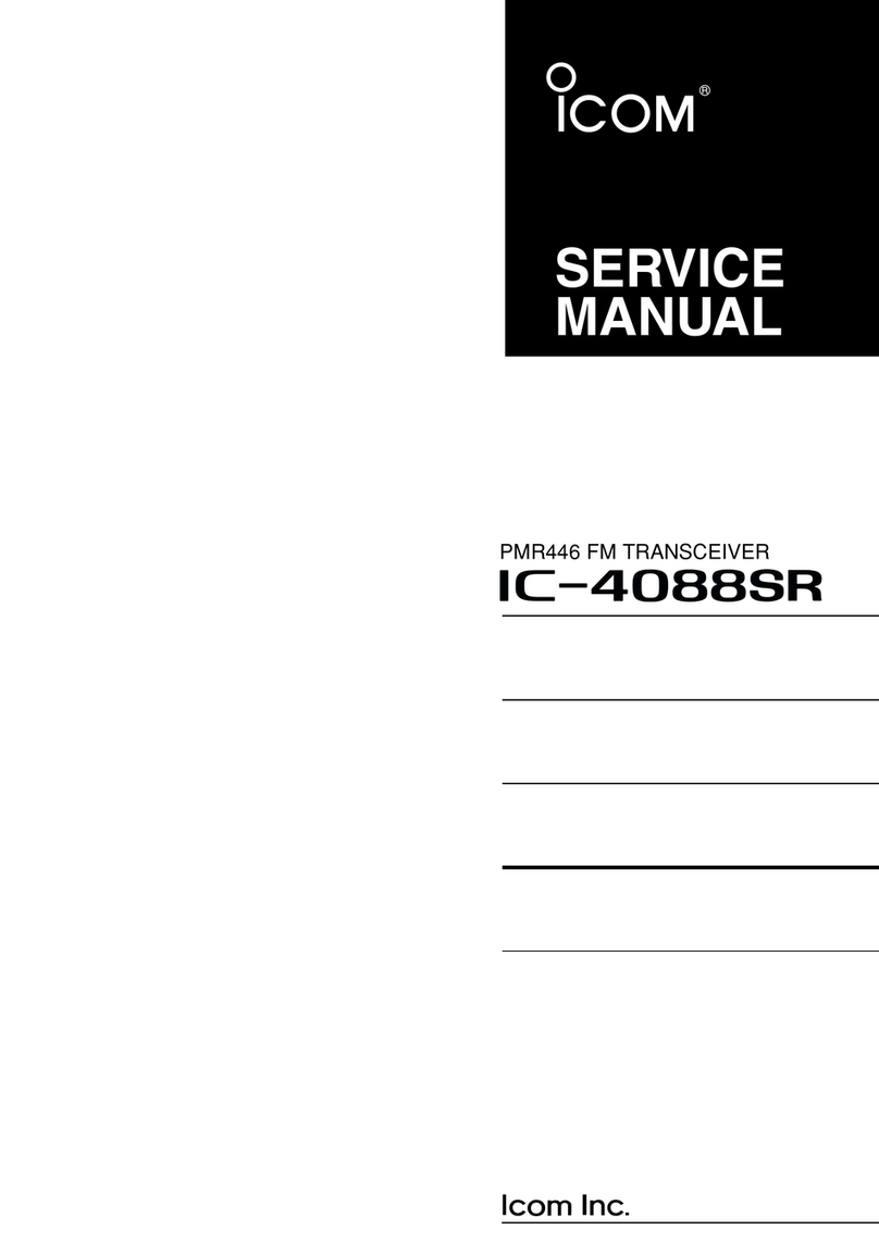 Icom IC-4088SR Service manual