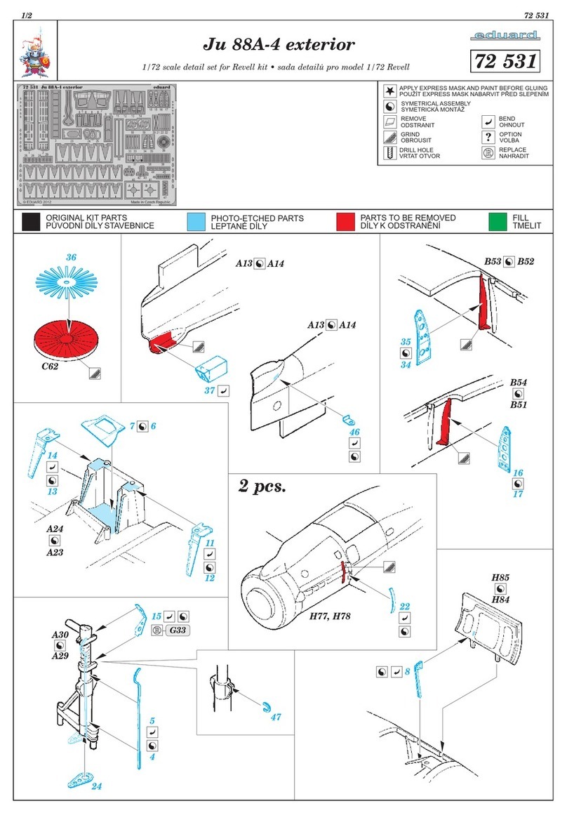 Eduard Ju 88A-4 exterior User manual Eduard Ju 88A-4 exterior User manual