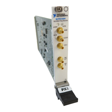 National Instruments NI PXI-5404 Manual