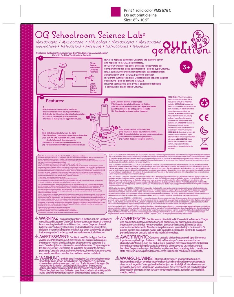 Our Generation OG Schoolroom Science Lab BD37431Z instructions Our Generation OG Schoolroom Science Lab BD37431Z instructions