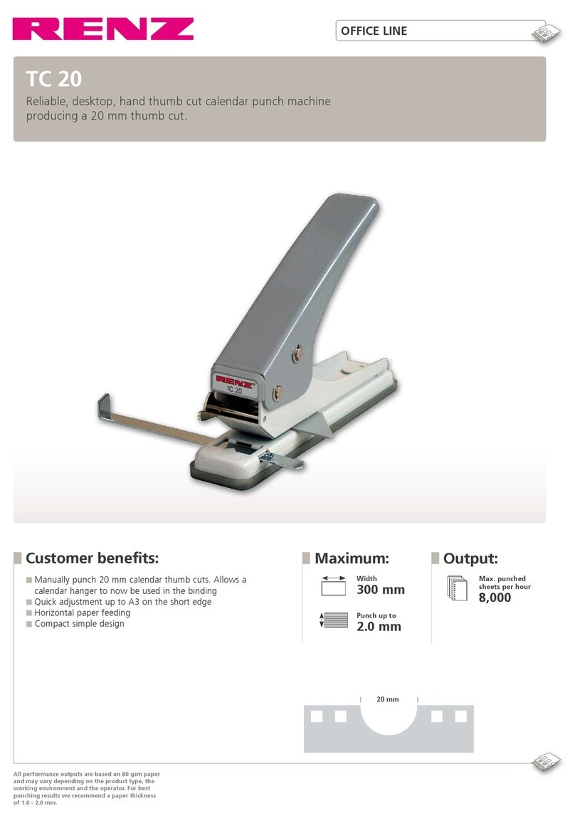 Renz TC 20 User manual