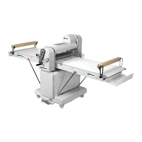 Univex SFG 500 User manual
