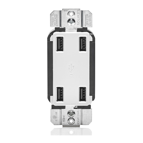 Leviton USB4P User manual
