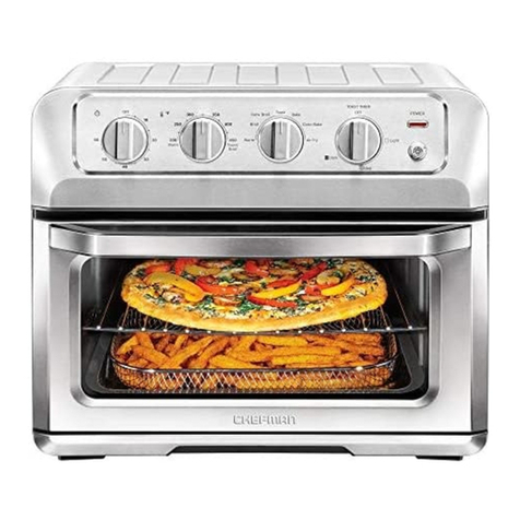 Chefman Toast-Air RJ50-SS-M20 User manual