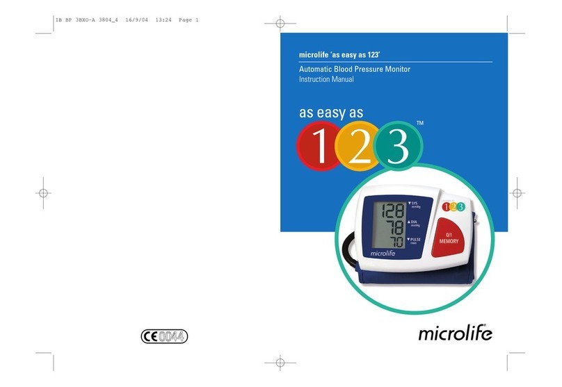 Microlife as easy as 123 instruction manual
