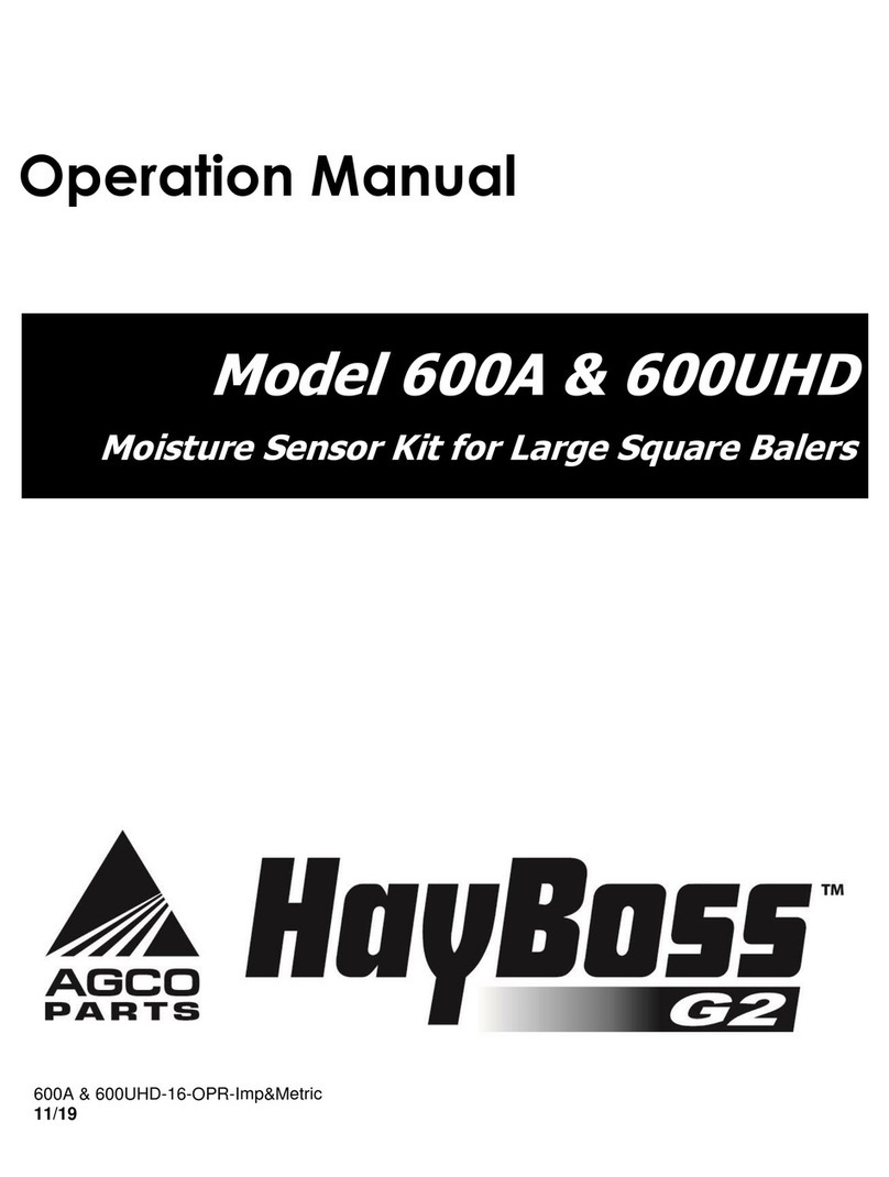 Harvest TEC HayBoss G2 600A Operation manual