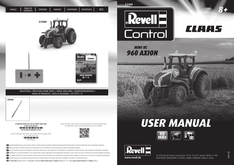 Revell Control CLAAS MINI RC 960 AXION User manual