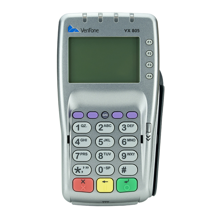 VeriFone VX 805 manual
