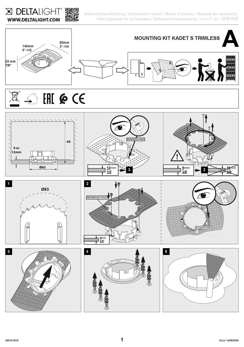 Delta Light 26910 0010 Assembly instructions