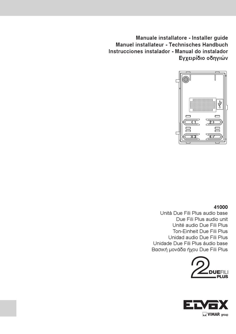 Vimar elvox Due Fili Plus Assembly instructions