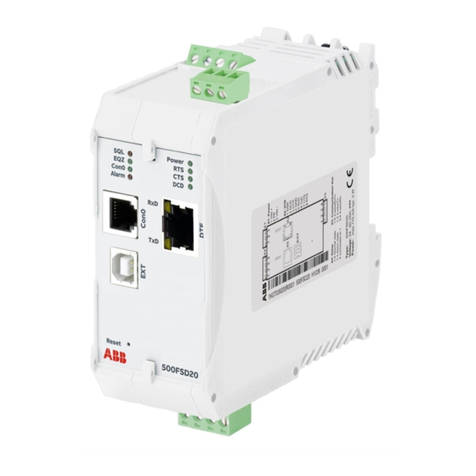 ABB EDS500 Series User manual