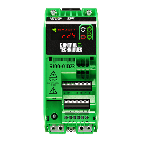 Control Techniques COMMANDER S100 Step-by-step guide
