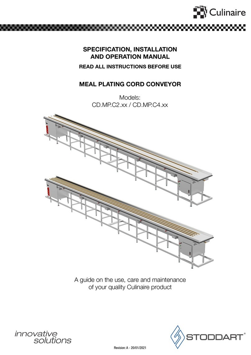 Culinaire CD.MP.C2 Series Specification, installation and operation manual