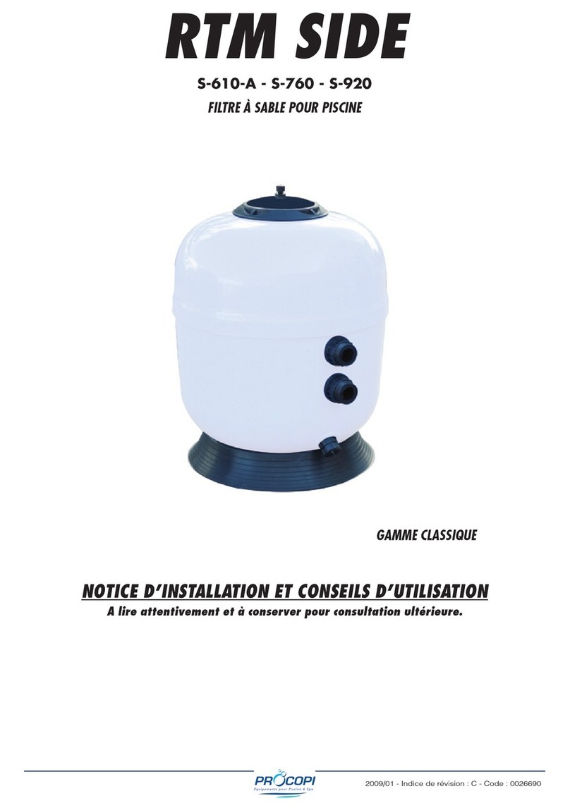 BWT Procopi RTM SIDE S-610-A User manual
