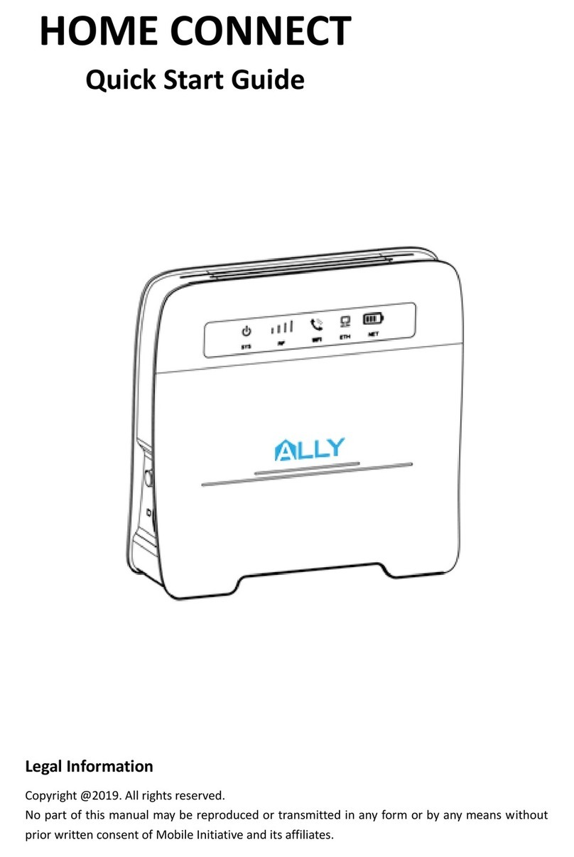 ALLY HOME CONNECT quick start guide