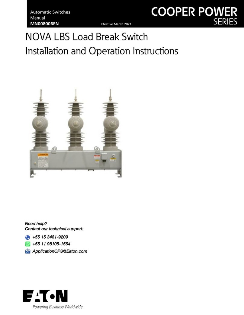 Eaton NOVA LBS 15 User manual