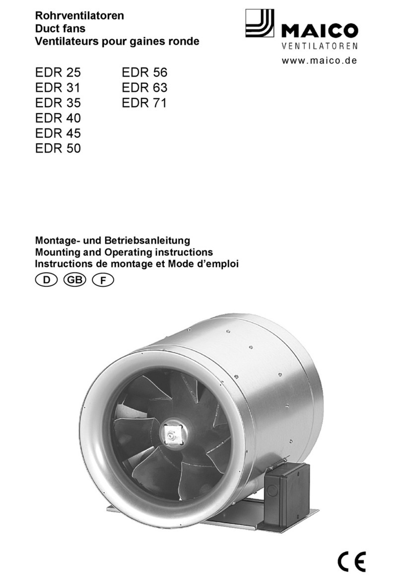 Maico EDR 25 Service manual