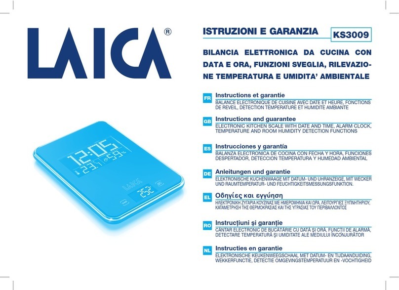 Laica KS3009 Instructions and guarantee