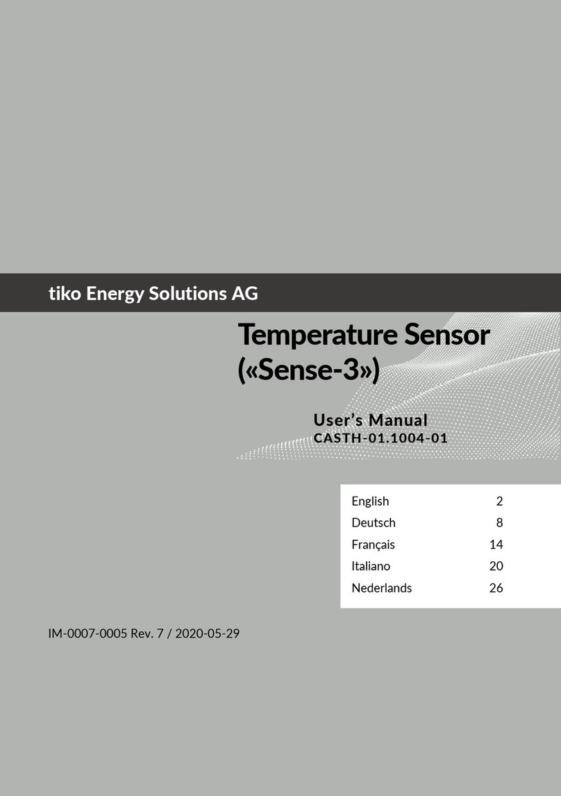 tiko Energy Solutions Sense-3 user manual