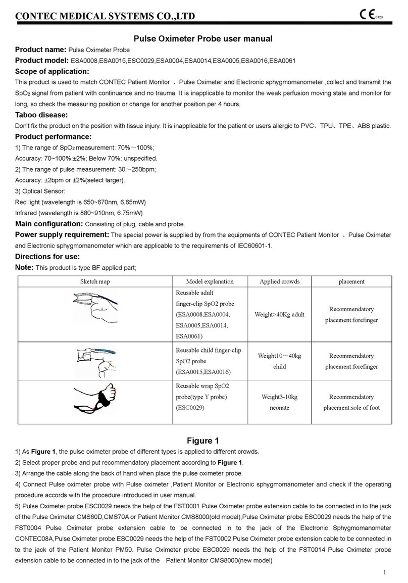 Contec Medical Systems Co. ESA0015 user manual