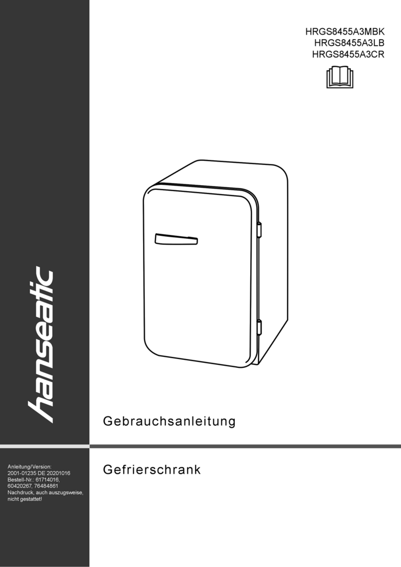 Hanseatic HRGS8455A3MBK user manual