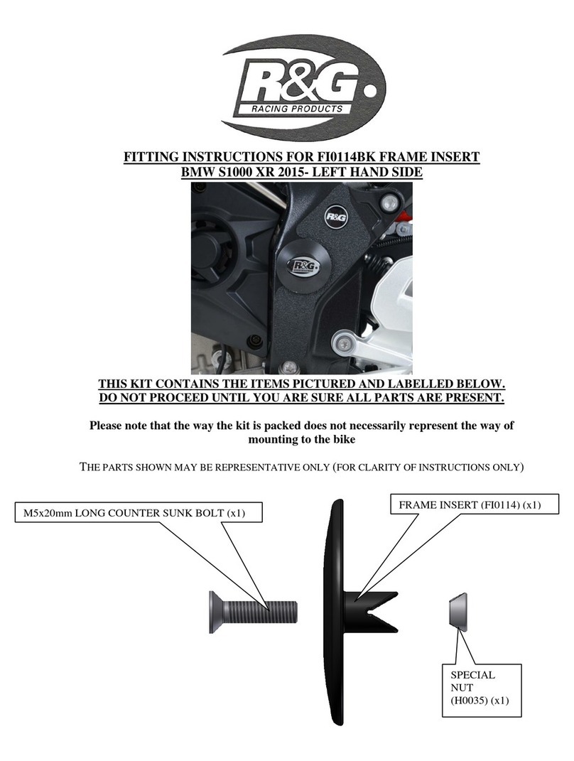 R&G FI0114BK Fitting instructions