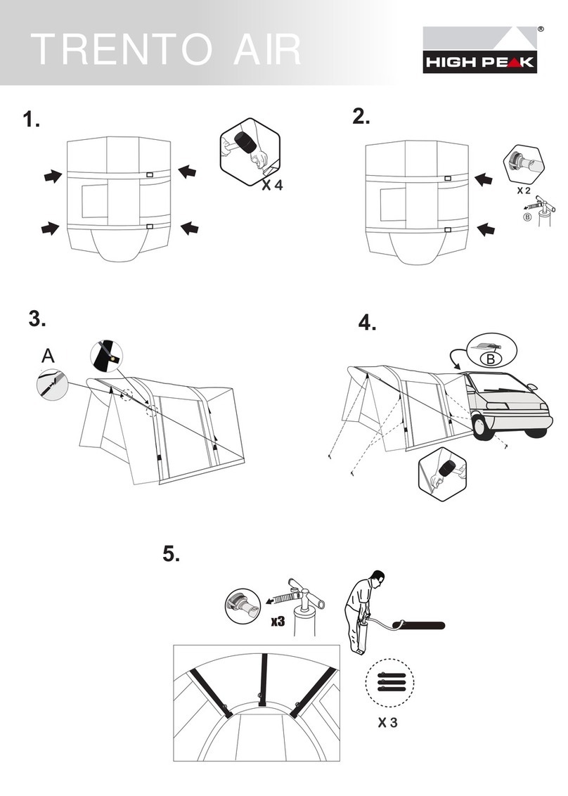 HIGH PEAK TRENTO AIR Parts list manual