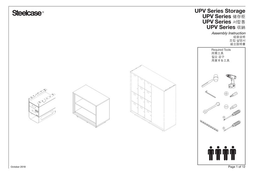 Steelcase UPV Series User manual