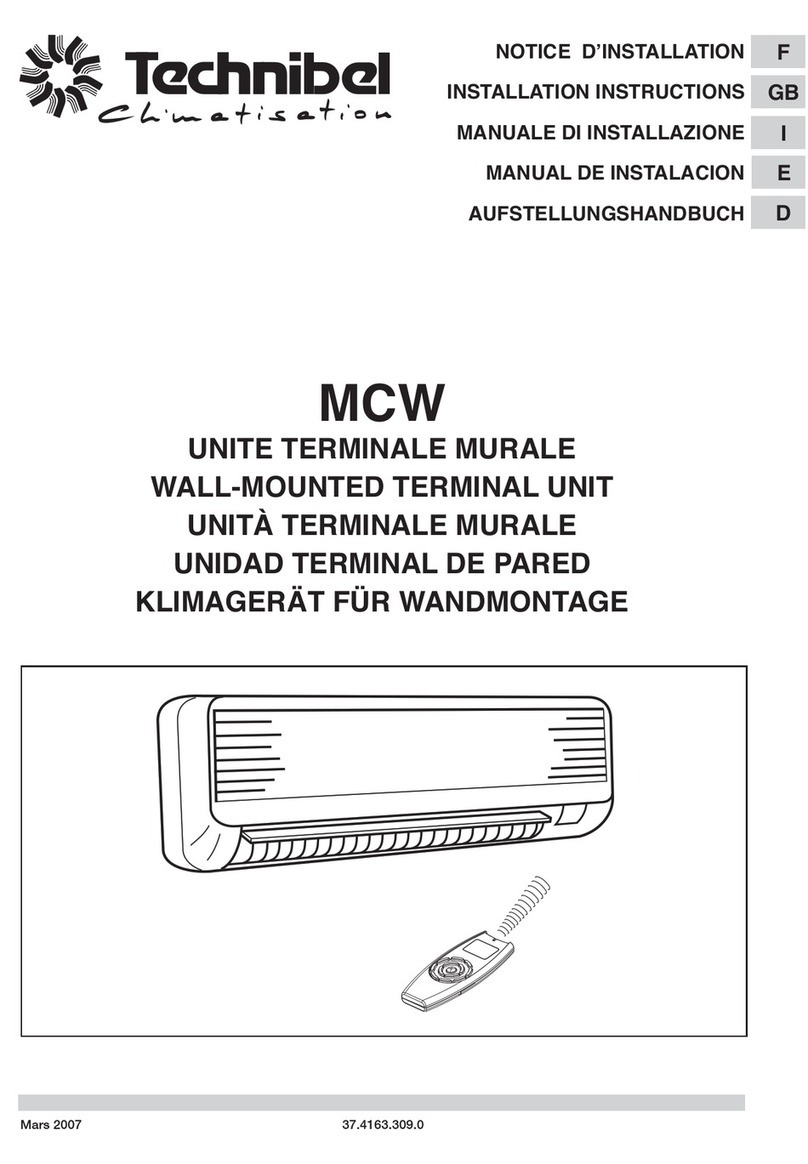 Technibel MCW installation instructions