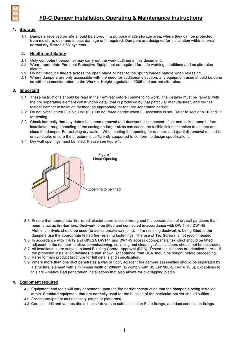 BSB FD-C Assembly instructions