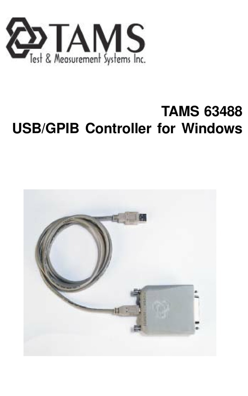 TAMS 63488 Installation & operation