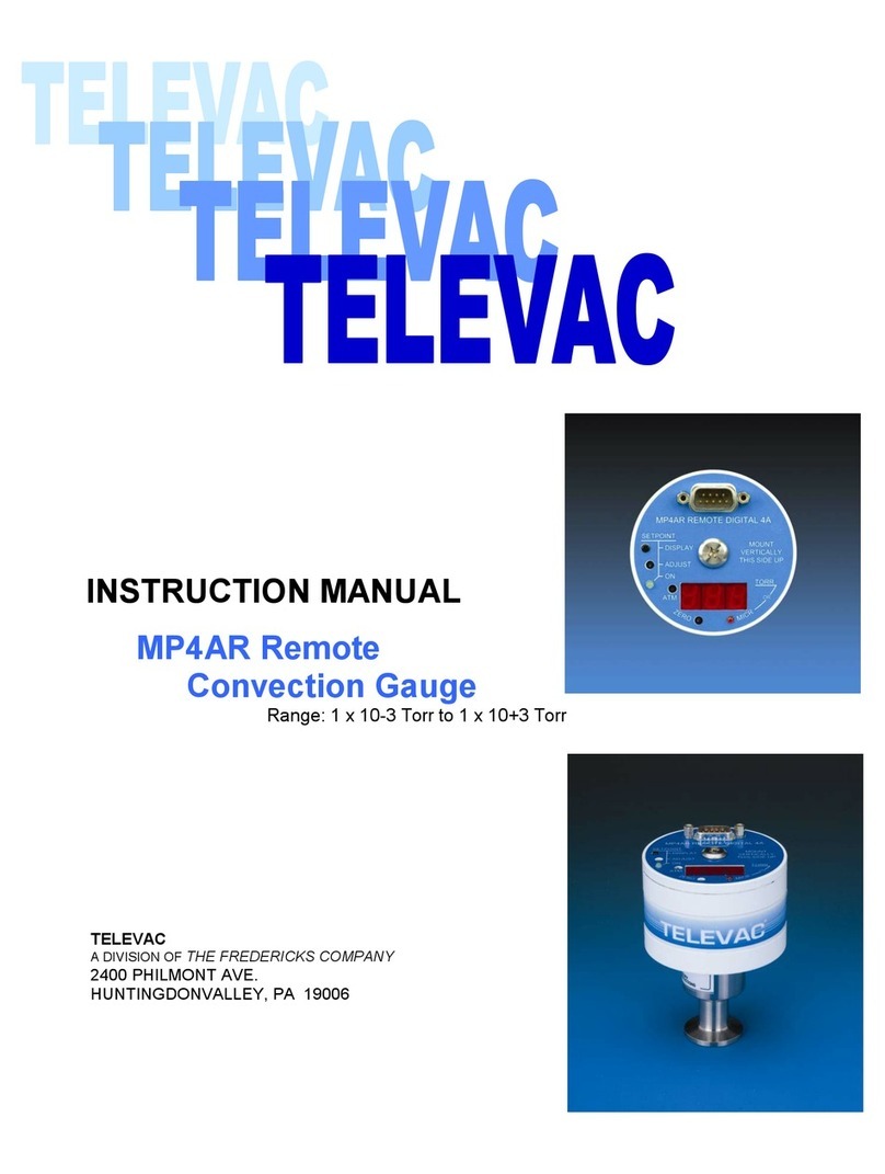 TELEVAC MP4AR Series instruction manual