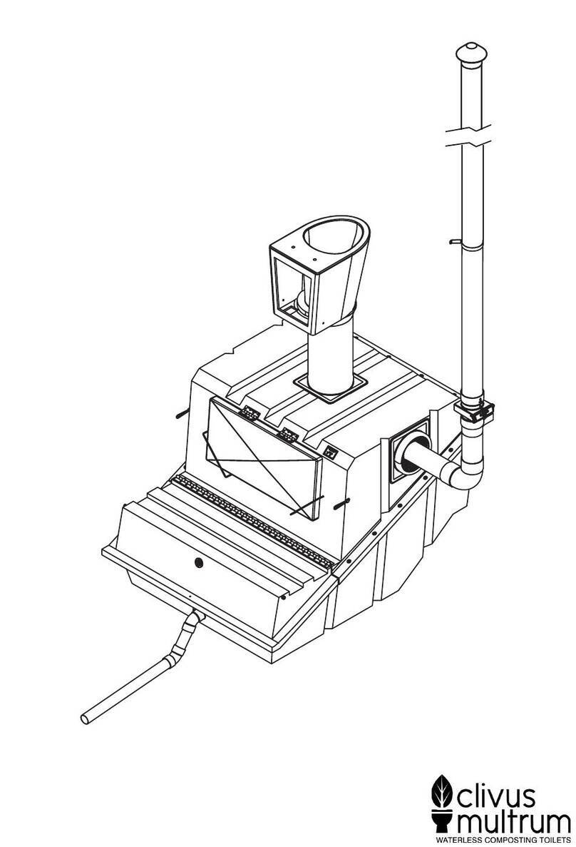 clivus multrum CM8 User manual