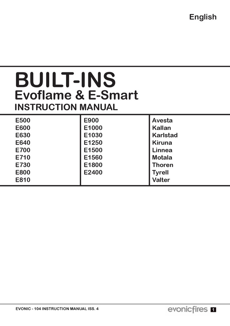 Evonicfires e500 User manual Evonicfires e500 User manual