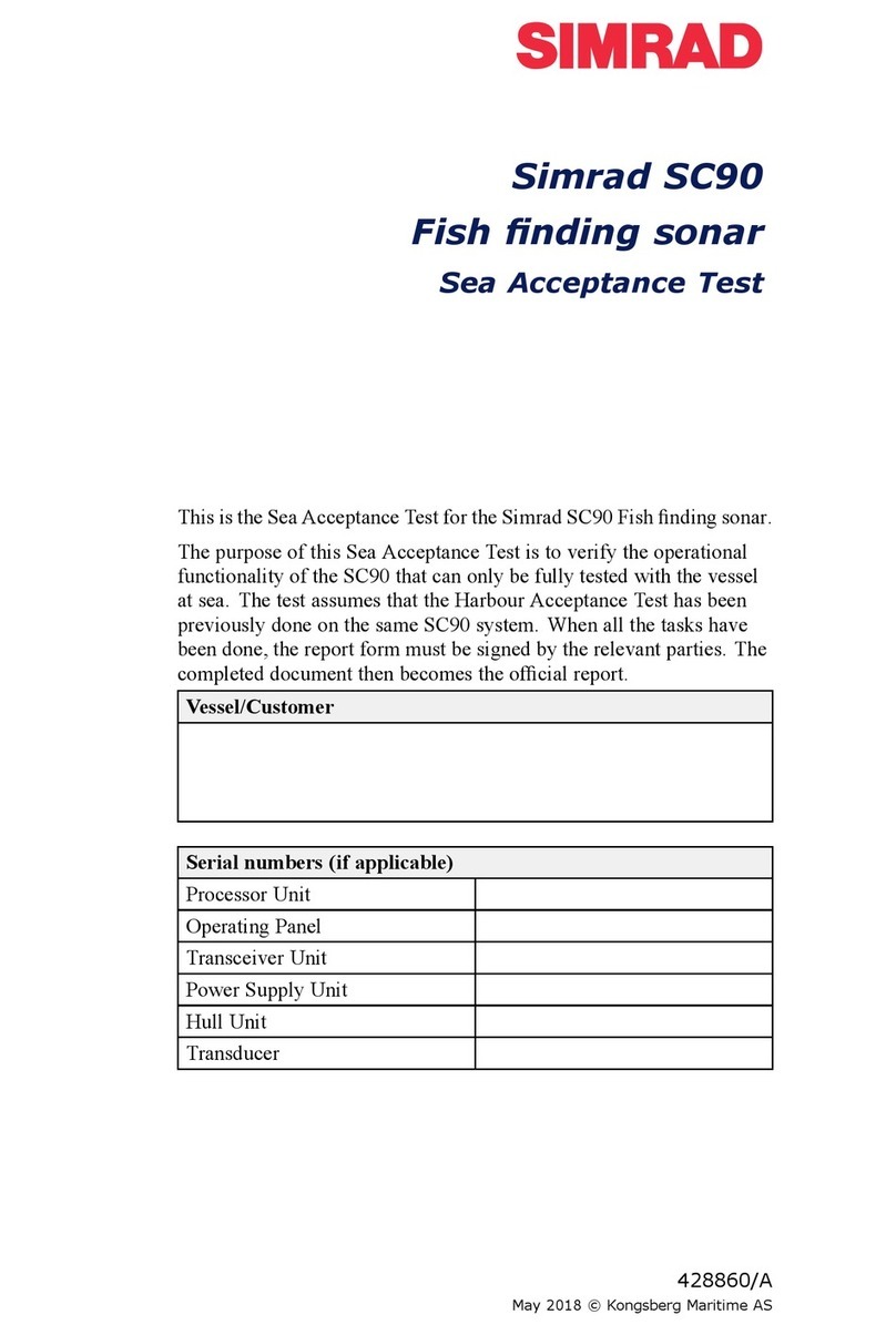Simrad SC90 User manual