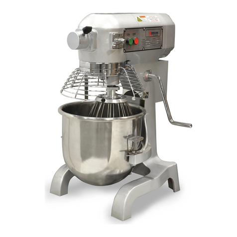 Omcan MX-CN-0020-G User manual