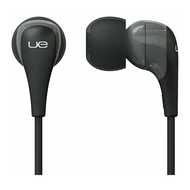 Logitech Ultimate Ears 200vi User manual