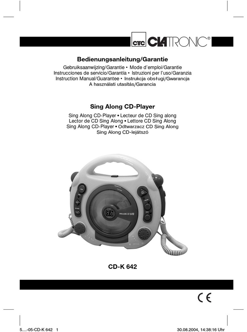 Clatronic CD-K 642 Technical specifications