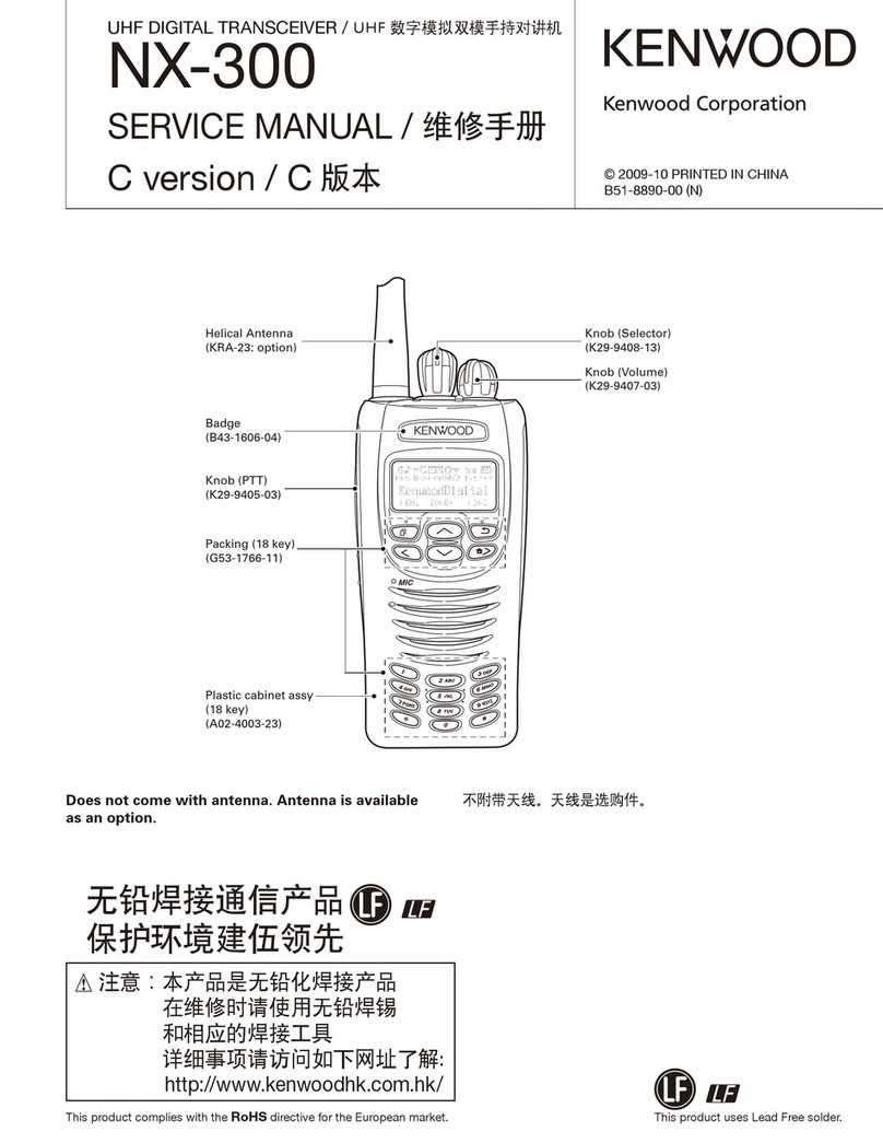 Kenwood NEXEDGE NX-300 Service manual