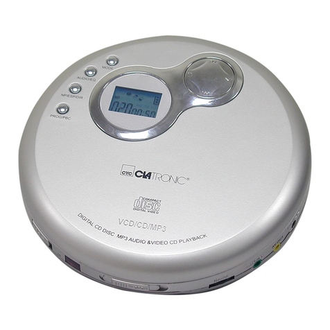 Clatronic CDP 604 MP3/VCD Technical specifications