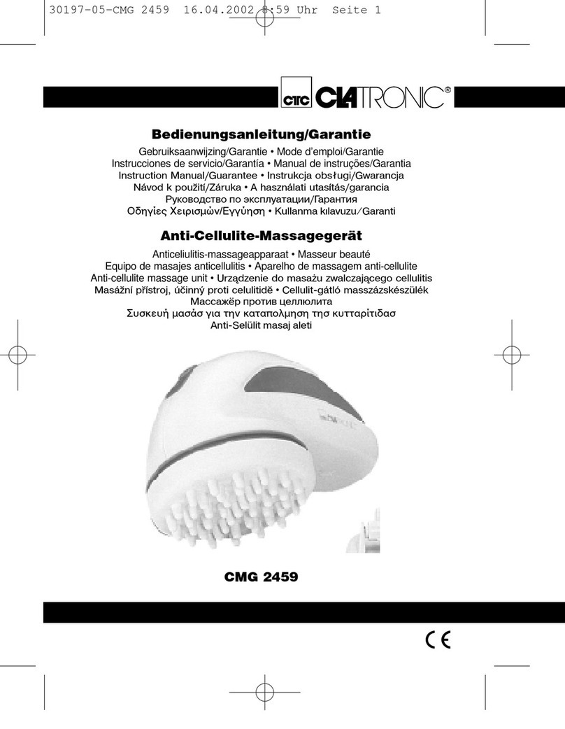 Clatronic CMG 2459 Instruction manual & guarantee