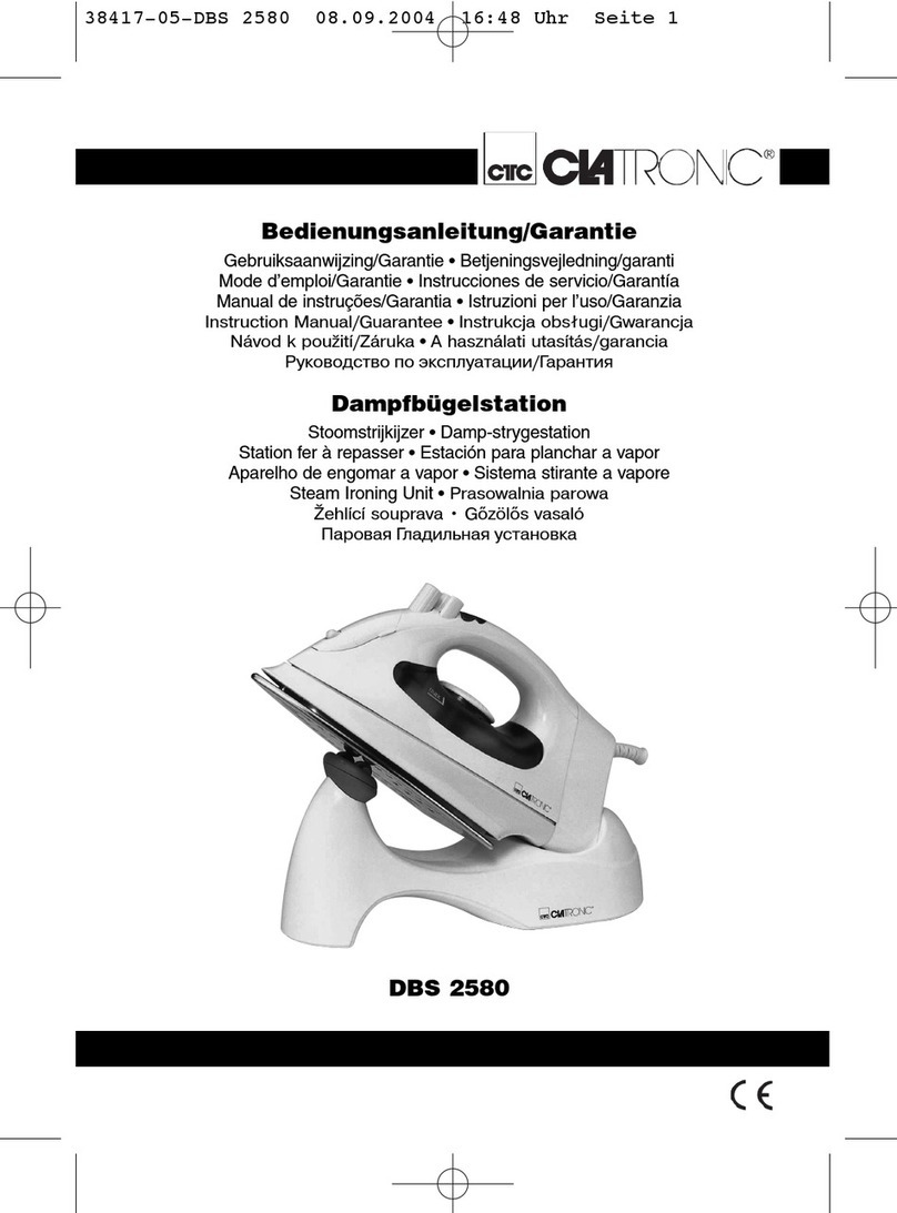 Clatronic DBS 2580 Instruction manual & guarantee